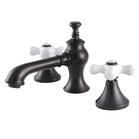 Kingston Brass KC7065PX Vintage 8" Widespread Bathroom Faucet, Oil Rubbed Bronze KC7065PX